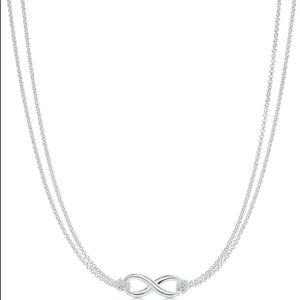 Auth Tiffany infinity necklace